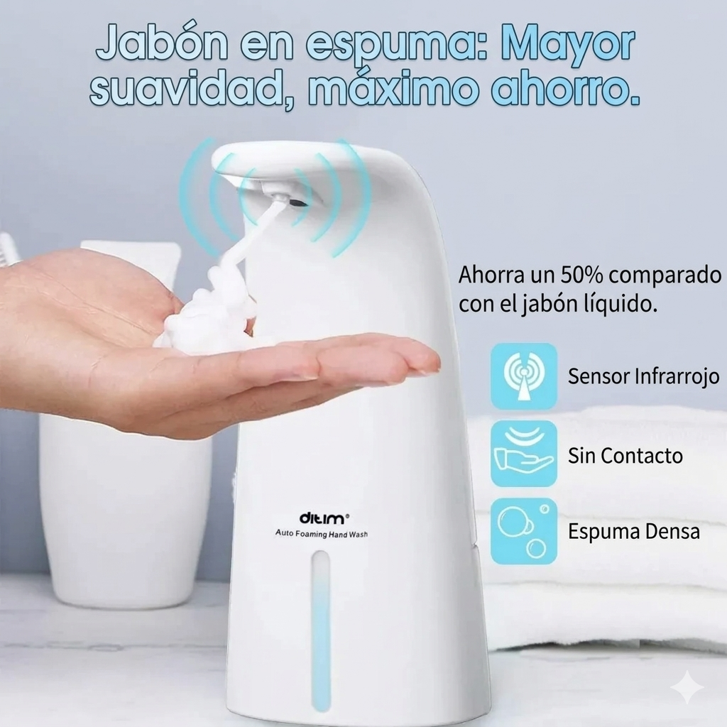 DISPENSADOR DE JABÓN PRO-TOUCH CON SENSOR🧴
