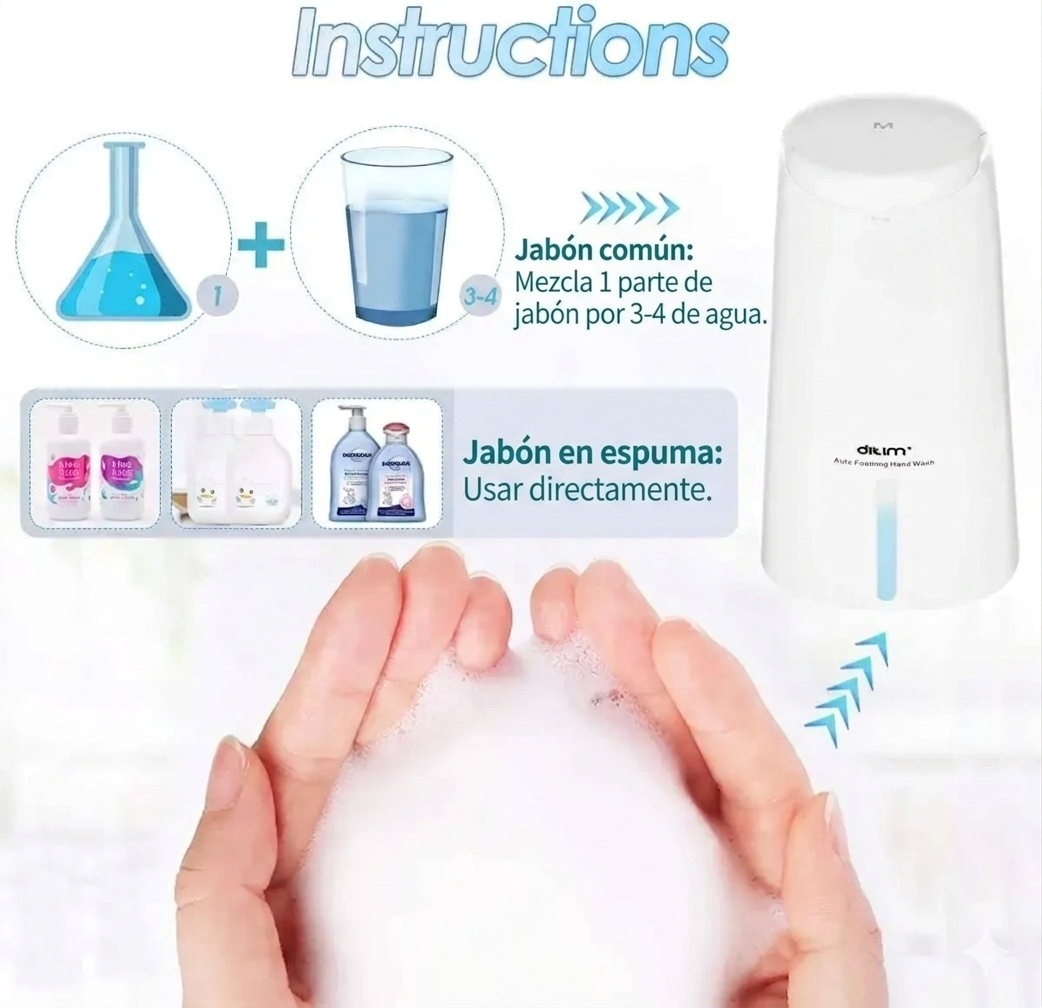 DISPENSADOR DE JABÓN PRO-TOUCH CON SENSOR🧴